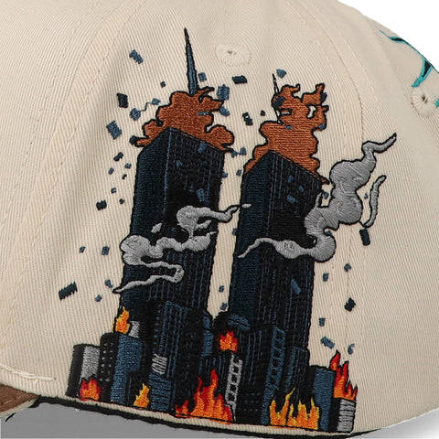 Gorra Mr Kash New York Hueso/Café Unitalla