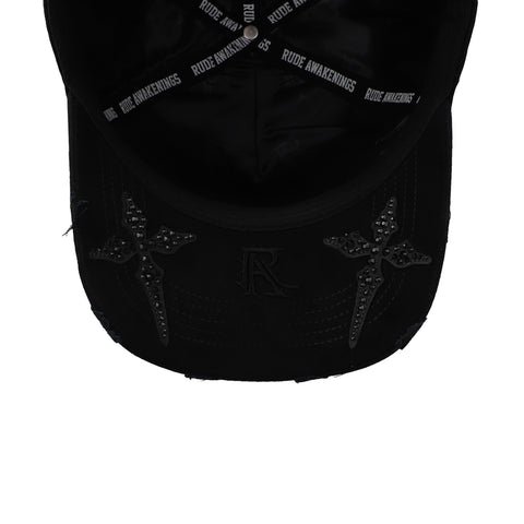 Gorra Rude Awakenings Tombo Total Black Negra Unitalla