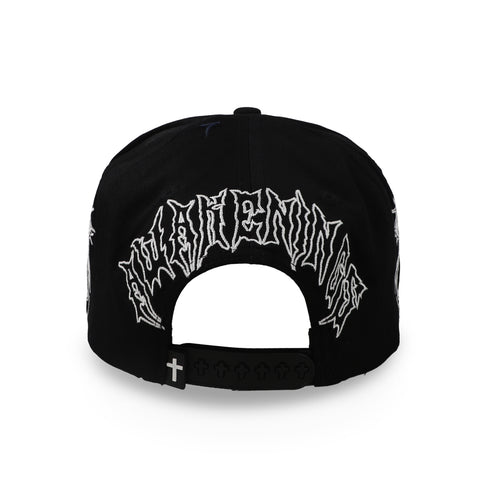 Gorra Rude Awakenings Cristos Negro Blanco Unitalla