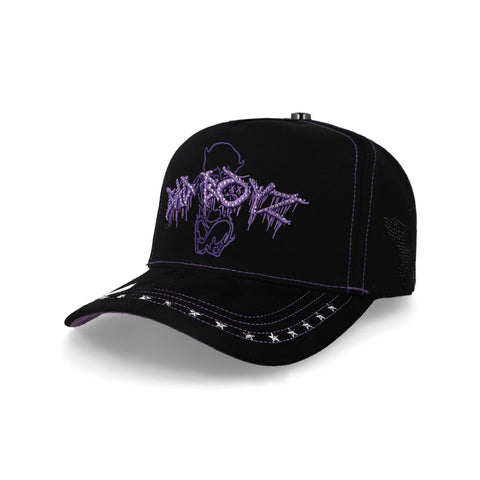 Gorra Big Boss Sadboyz Negro/Púrpura