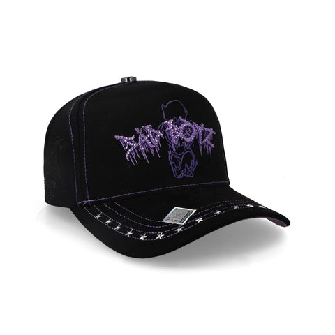 Gorra Big Boss Sadboyz Negro/Púrpura
