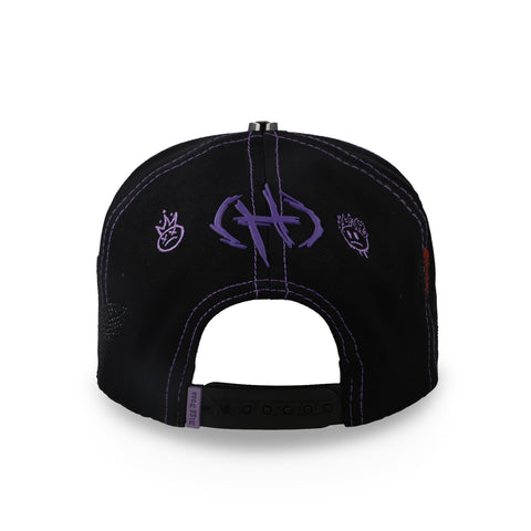 Gorra Big Boss Sadboyz Negro/Púrpura