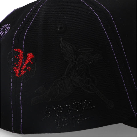 Gorra Big Boss Sadboyz Negro/Púrpura