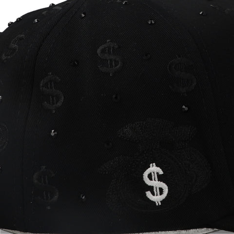 Gorra Big Boss Money Black Crystal Negro