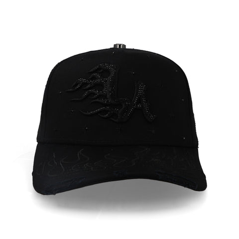 Gorra Big Boss LA Flamas Negra Klan Hats