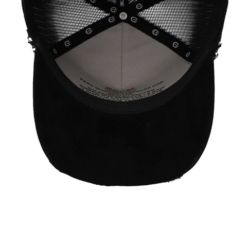 Gorra Cara Blanca Cero Fear Pure Black Rustler Negra
