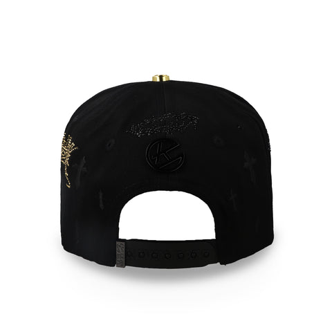 Gorra Big Boss Cruces Black Gold Negro