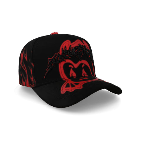 Gorra Barbas Hats Born Crazy Negra Ajustable