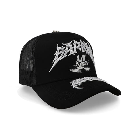 Gorra Barbas Hats Barbas Records Negra Ajustable