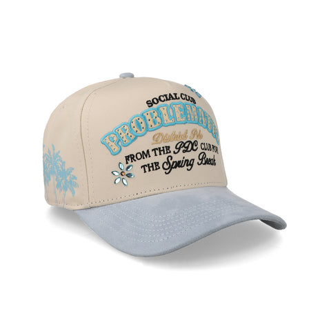 Gorra Problematic District PDC Beige