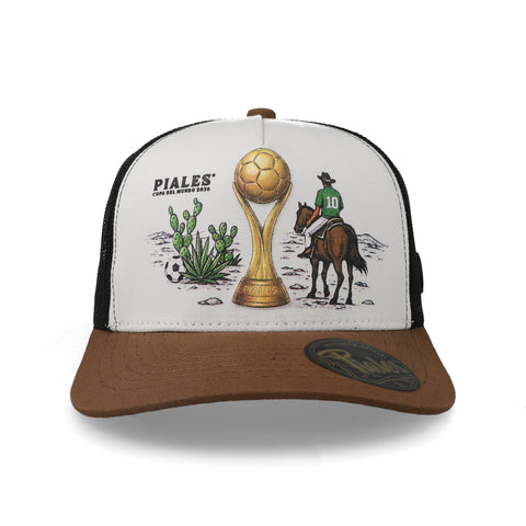 Gorra Piales Copa del Mundo 2626 Blanca Unitalla