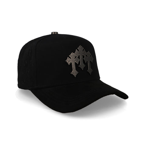 Gorra Barbas Hats Chrome Negra Unitalla