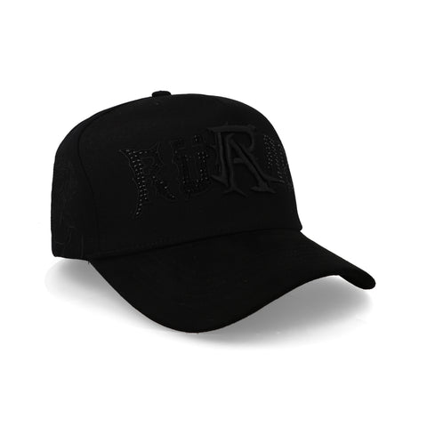 Gorra Rude Awakenings Triple Negro Crystals Negro Unitalla