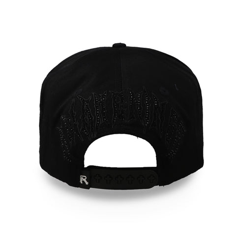 Gorra Rude Awakenings Triple Negro Crystals Negro Unitalla