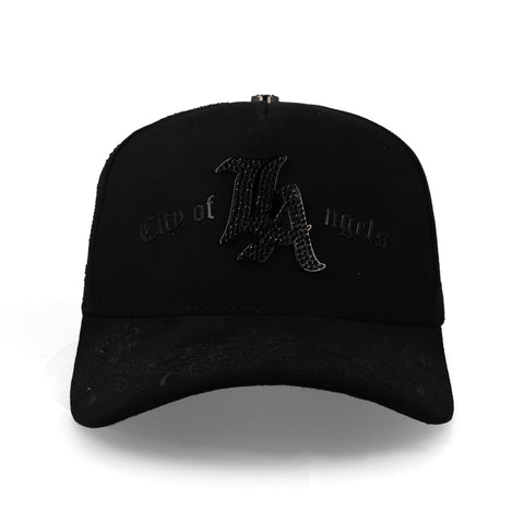 Gorra Mr Kash City Of Angels Full Black Negra Unitalla