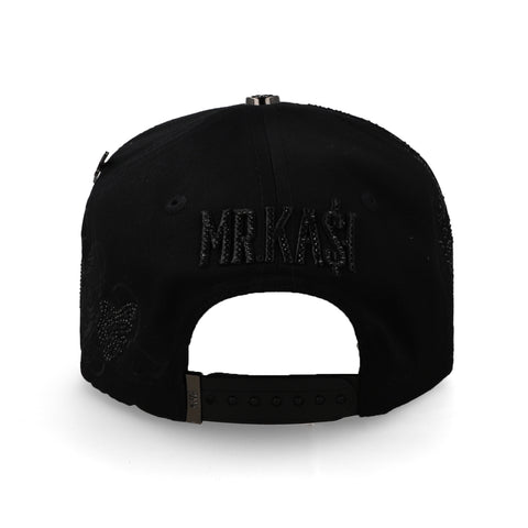 Gorra Mr Kash City Of Angels Full Black Negra Unitalla