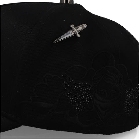 Gorra Mr Kash City Of Angels Full Black Negra Unitalla