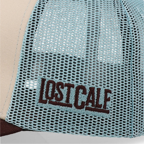 Gorra Lost Calf Farm Khaki/Blue A-Frame Caqui Unitalla