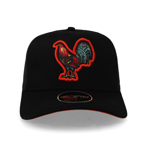 Gorra Lost Calf Gallo Black A-Frame LCAF0063 Negro Unitalla