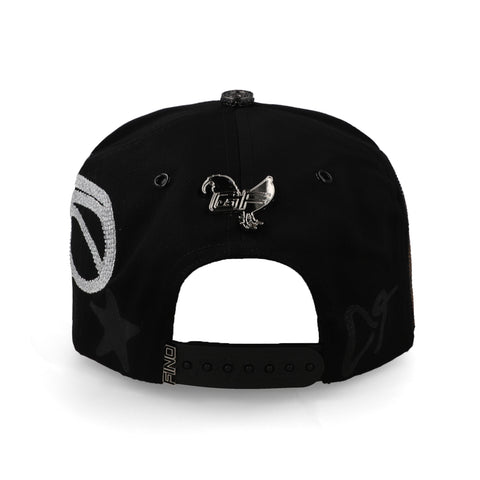 Gorra Fino Tumbados Fino Record GF 016 Negro Unitalla