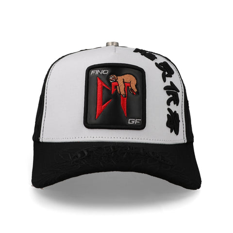 Gorra Fino Tumbado White Trucker GF 017 Blanco Unitalla