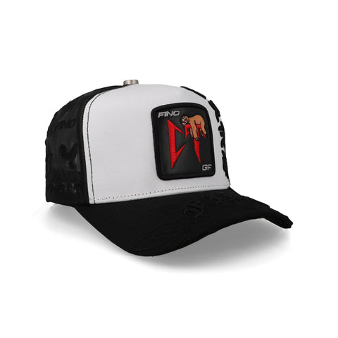 Gorra Fino Tumbado White Trucker GF 017 Blanco Unitalla