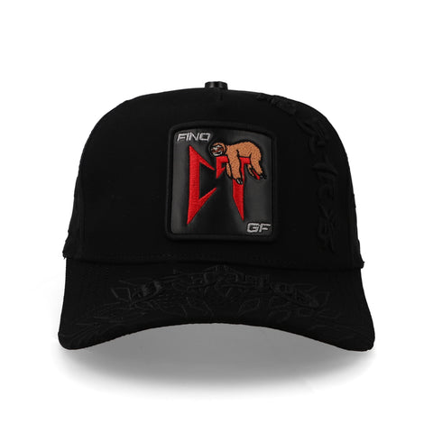 Gorra Fino Tumbado Black Trucker GF 018 Negro Unitalla