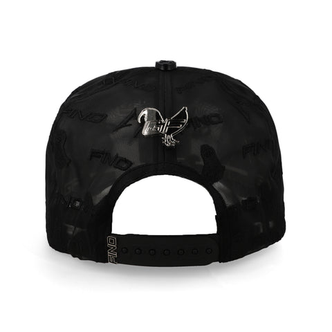 Gorra Fino Tumbado Black Trucker GF 018 Negro Unitalla