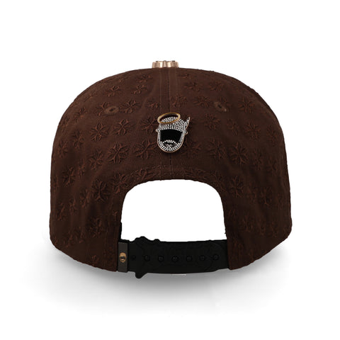 Gorra Barbas Hats B Cross Beige Rosa