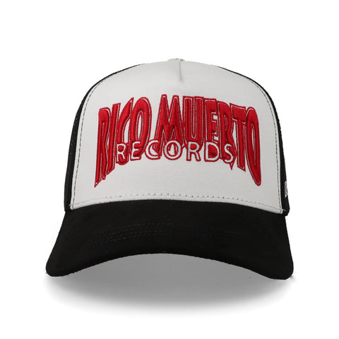 Gorra Barbas ROM Records Blanca Unitalla