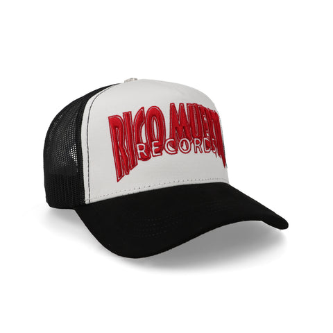 Gorra Barbas ROM Records Blanca Unitalla