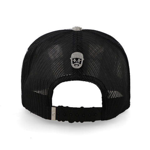 Gorra Barbas ROM Records Blanca Unitalla