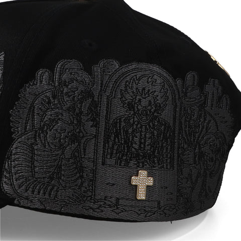 Gorra Barbas Rich Or Dead Negra Unitalla