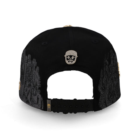 Gorra Barbas Rich Or Dead Negra Unitalla