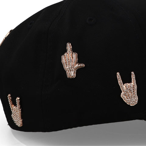 Gorra Barbas B Skull Negra Unitalla