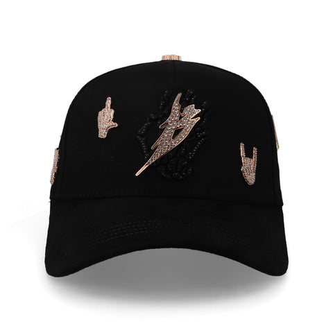 Gorra Barbas B Skull Negra Unitalla