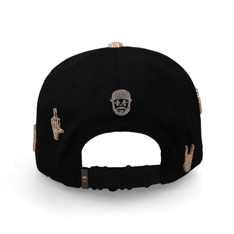 Gorra Barbas B Skull Negra Unitalla