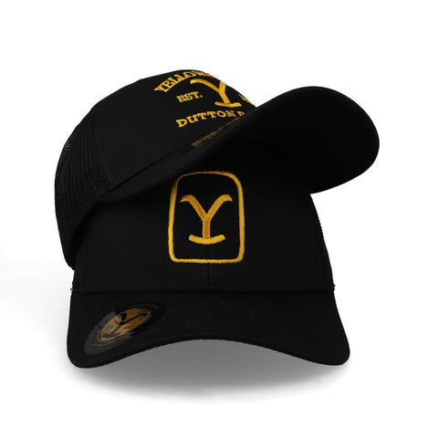 Gorra Yellowstone Combo Invasion Trucker Logo y Clásica