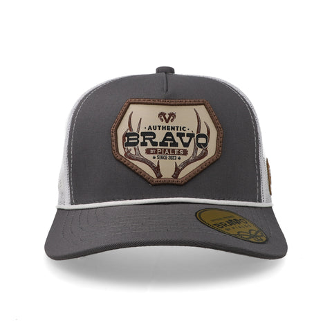 Gorra Piales Cuernos Gris Unitalla
