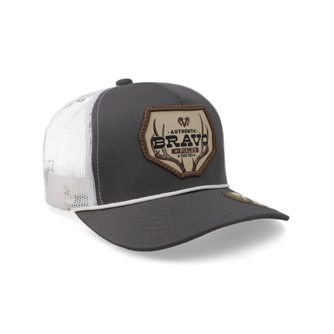 Gorra Piales Cuernos Gris Unitalla