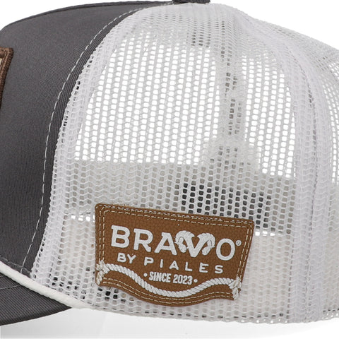 Gorra Piales Cuernos Gris Unitalla