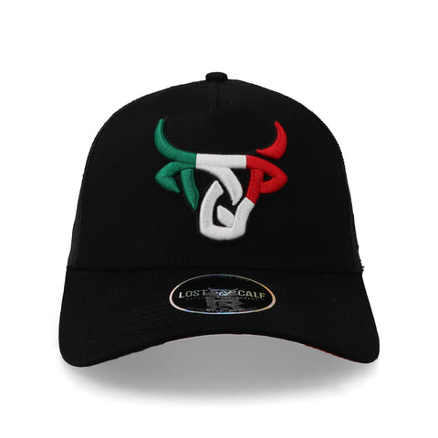 Gorra Lost Calf Mexicalf Negra Ajustable