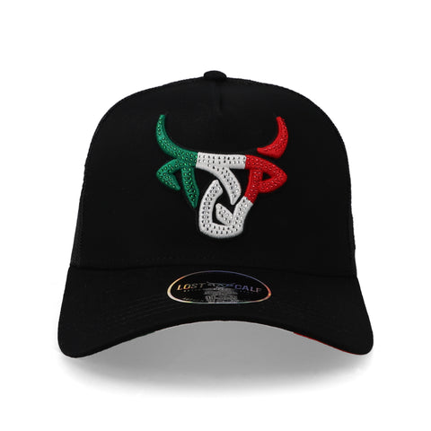 Gorra Lost Calf Mexicalf Jewel Negra Ajustable