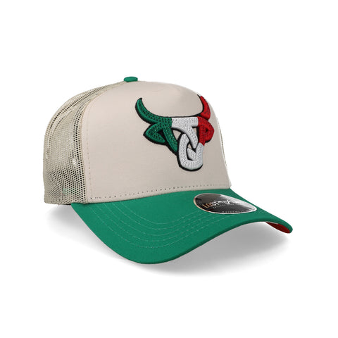 Gorra Lost Calf Mexicalf Jewel Caqui/Verde Ajustable