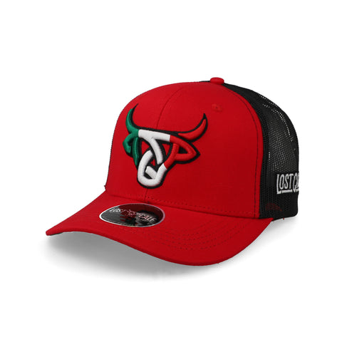 Gorra Lost Calf Mexicalf Rojo/Negro Ajustable