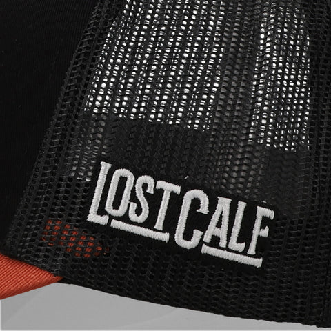 Gorra Lost Calf Dusthorn Negro/Naranja Ajustable