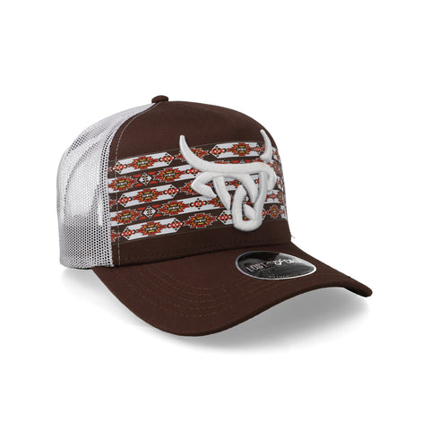Gorra Lost Calf Koda Café/Blanco Ajustable