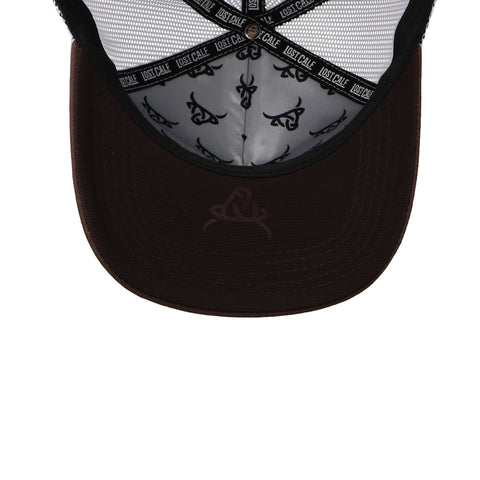 Gorra Lost Calf Koda Café/Blanco Ajustable