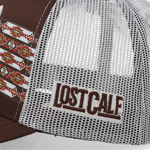 Gorra Lost Calf Koda Café/Blanco Ajustable
