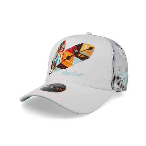 Gorra Lost Calf Tribe Blanca Ajustable